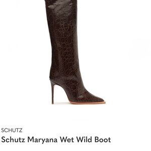 SCHUTZ Maryana Wet Wild Boot